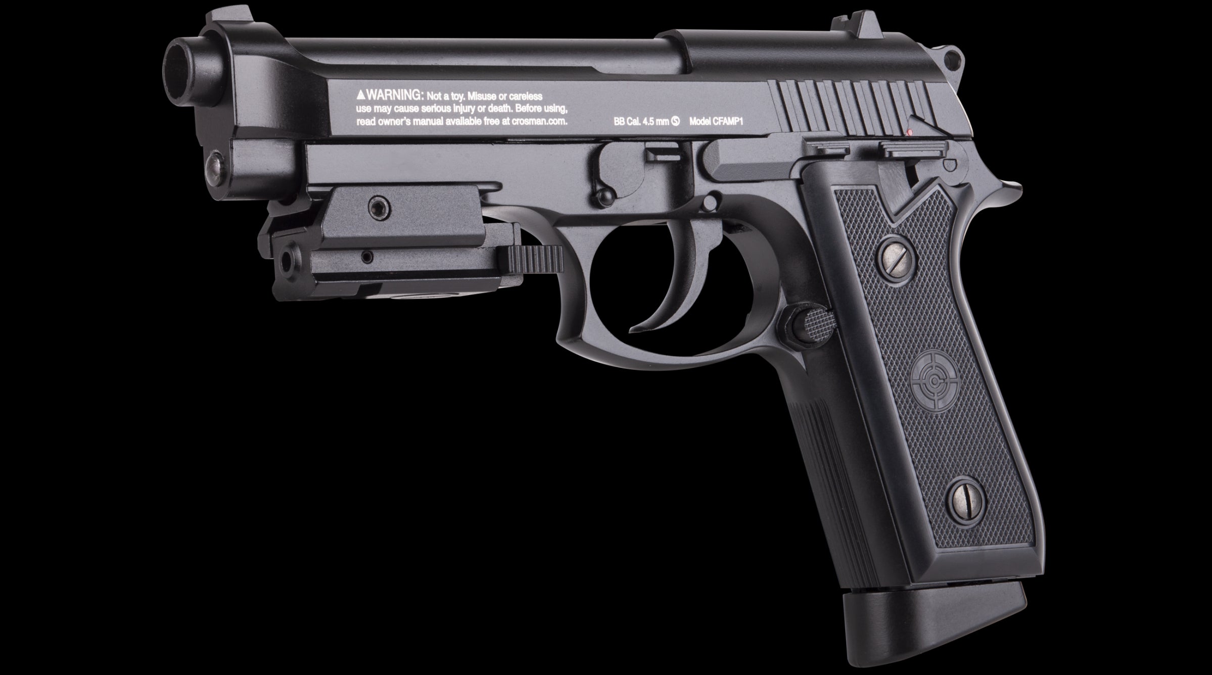 Pistola de aire Crosman P1 Automática Blowback Mira Laser 400fps