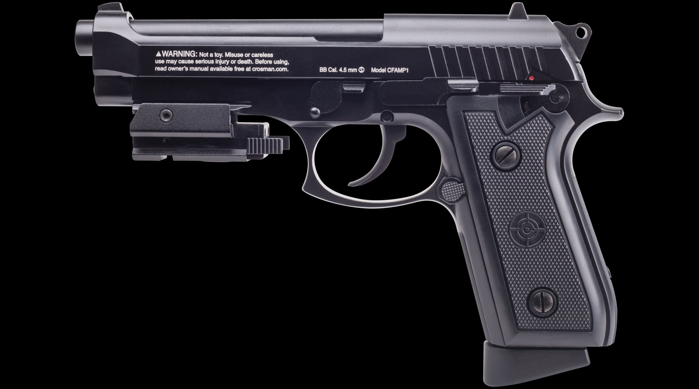 Pistola de aire Crosman P1 Automática Blowback Mira Laser 400fps