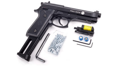 Pistola de aire Crosman P1 Automática Blowback Mira Laser 400fps Crosman