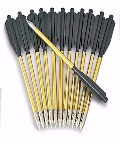 Pack de 12 Flechas Para Ballesta Aluminio 16 Cm  50-80 Libras Residen Evil Militaría