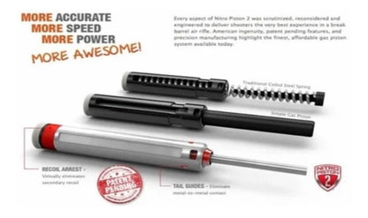 Rifle Benjamín Vaporizer nitro pistón elite cal. 5.5 mm 1100 Fps Benjamin