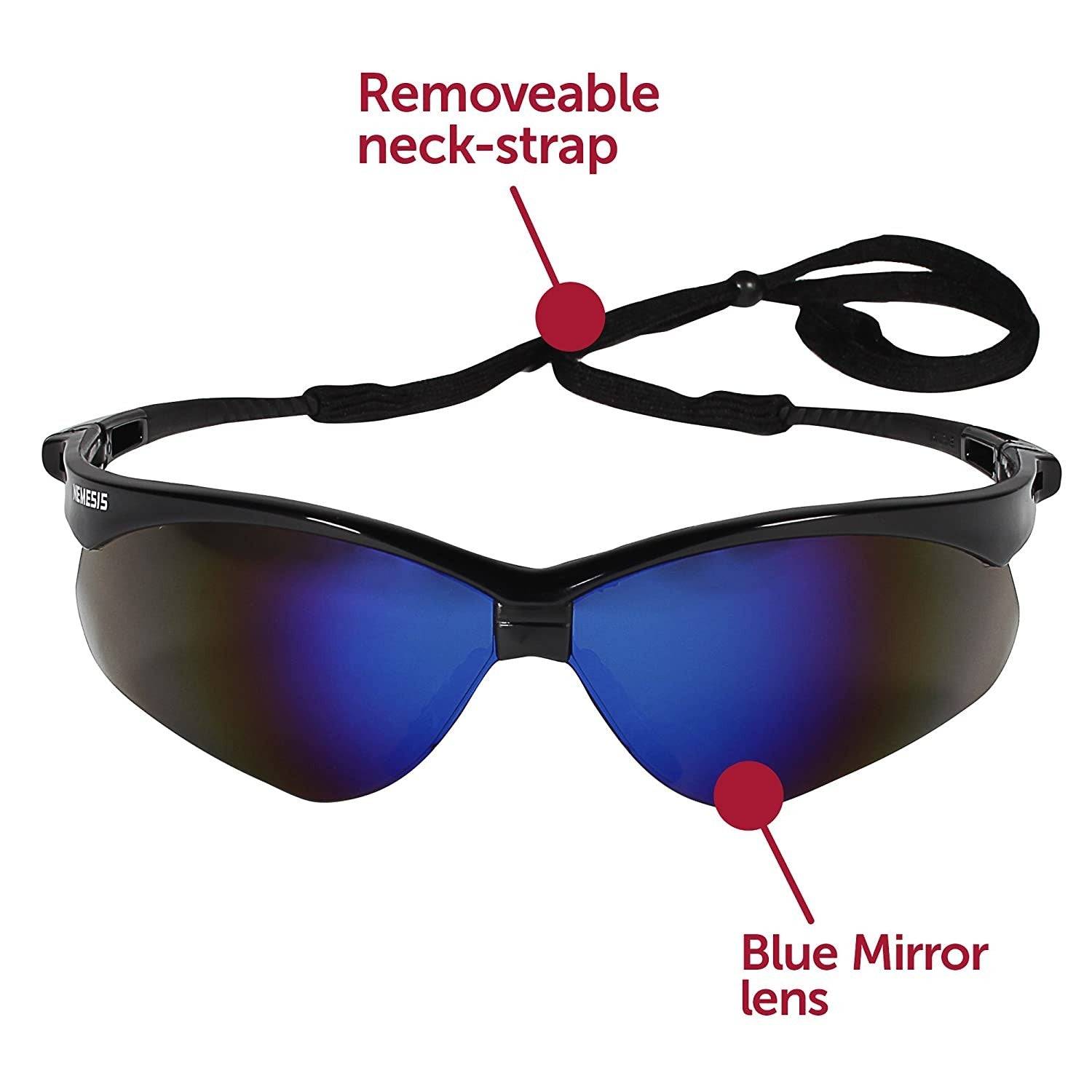 Lentes de protección Nemesis Kleenguard Azul Espejo UVA UVB