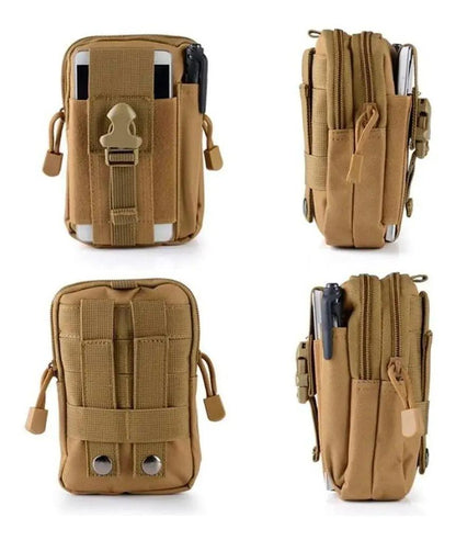 Mochila Bolso Táctico Militar Para Celular Monedero Residen Evil Militaría