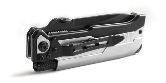 Navaja Cuchillo Multiherramienta Linterna Pedernal Wallis Tactico