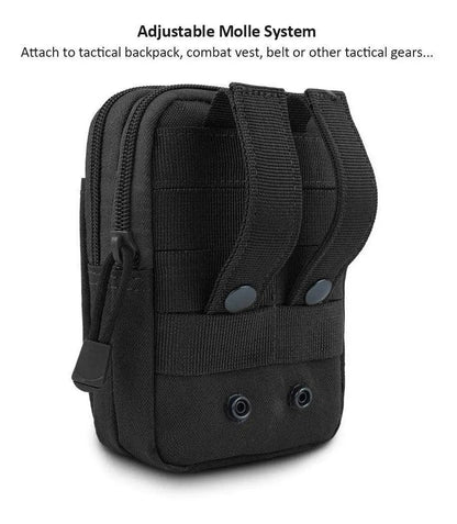 Mochila Bolso Táctico Militar Para Celular Monedero Residen Evil Militaría