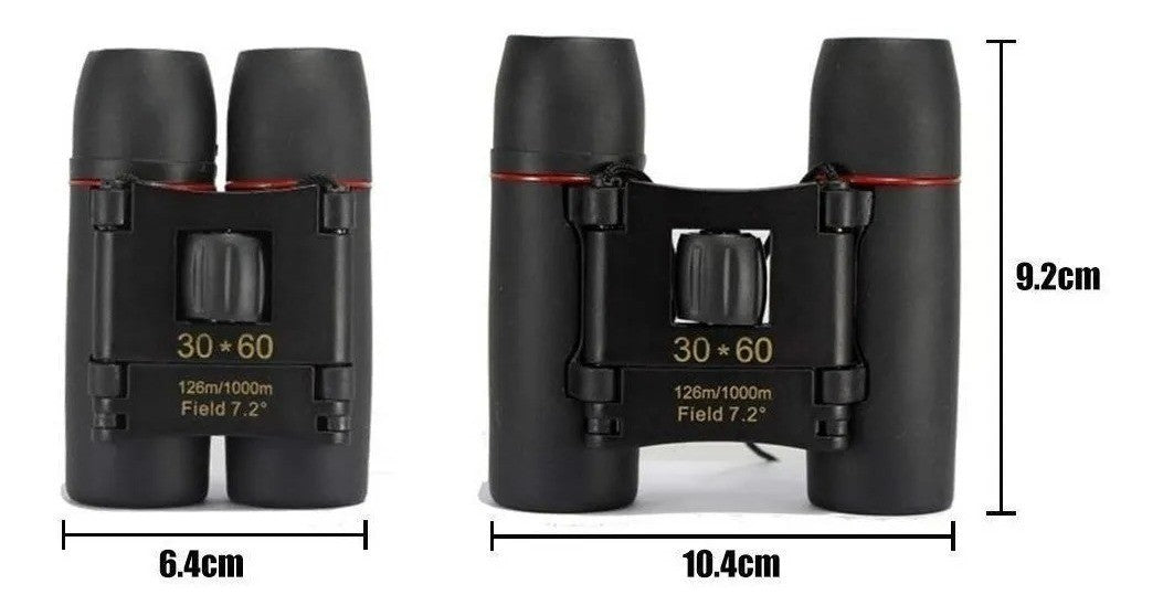 Binoculares Profesionales Hd Vision Contra Agua 30x60mm