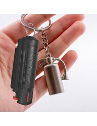 Gas Pimienta Spray Lacrimogeno Llavero mini portatil