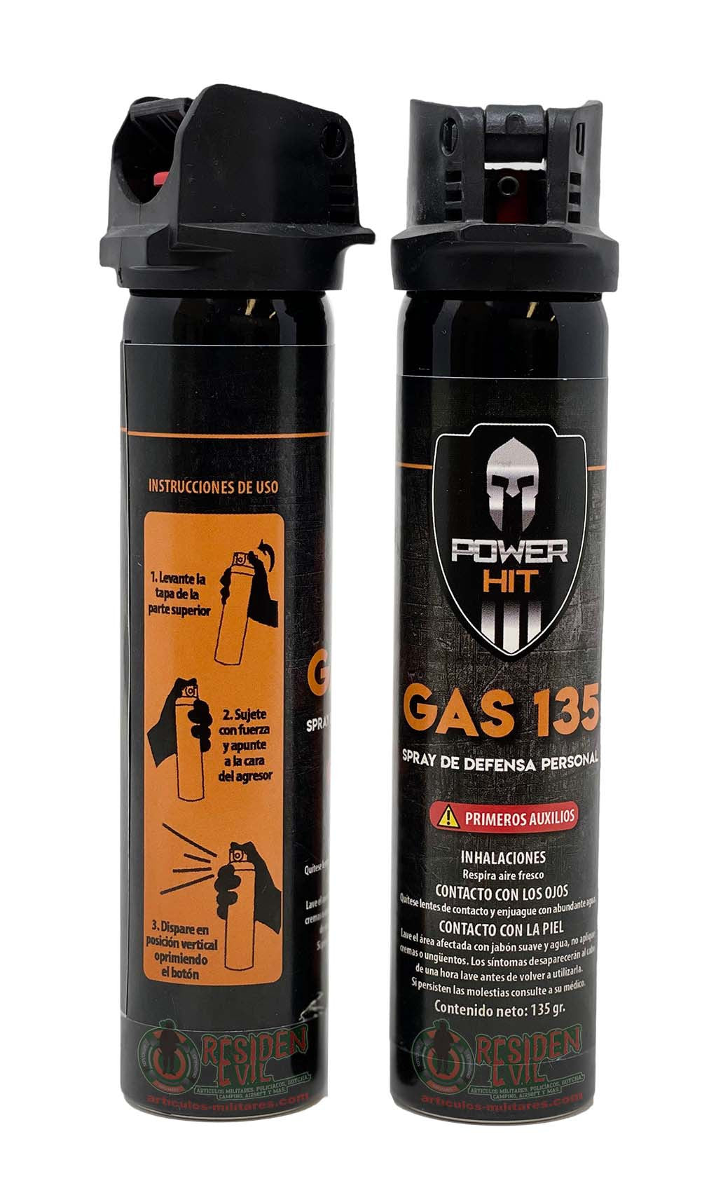 Gas Pimienta Lacrimogeno 135 gr Power Hit