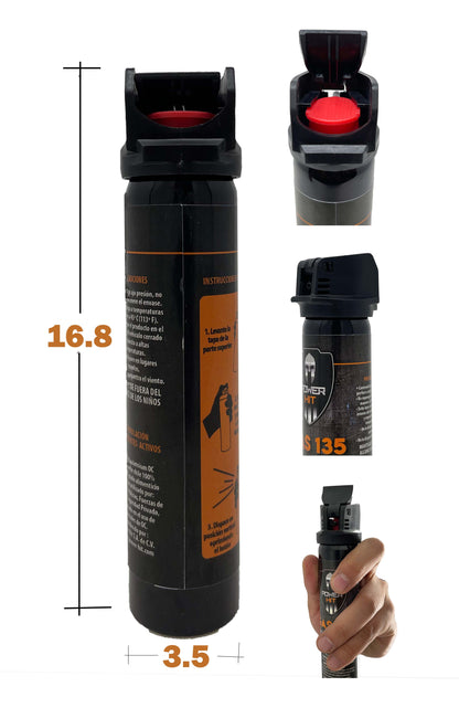Gas Pimienta Lacrimogeno 135 gr Power Hit