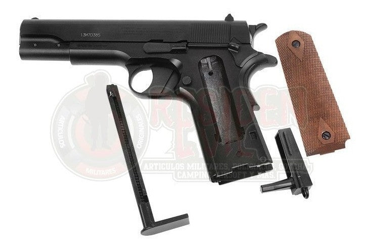 Pistola Gi 1911 Co2 Blowback Metal 450 Fps Potente Replica Crosman