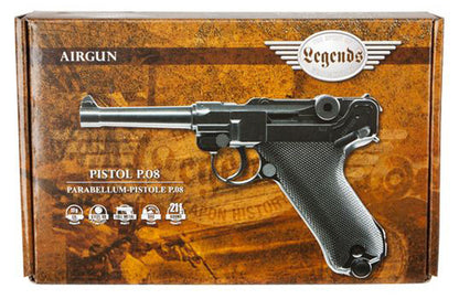 Pistola Luger Legends P08 Negra C02 Bbs Cal.177 UMAREX