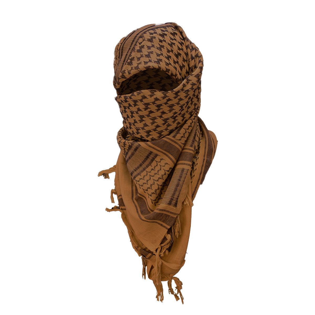 Bufanda Palestina Shemagh Turbante Árabe Coyote