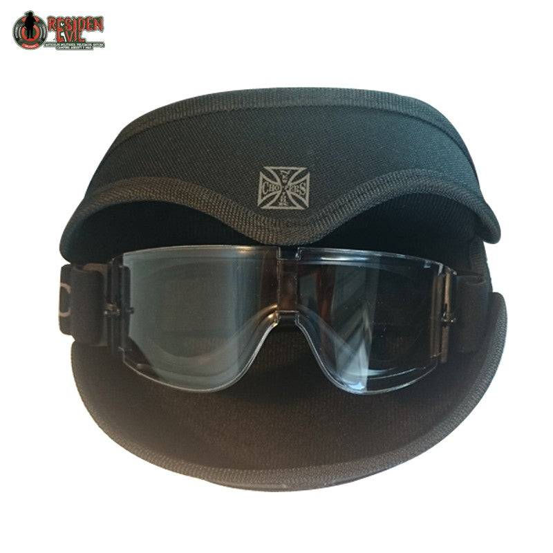 Goggle Chopper Táctico Militar Motociclismo 3 Micas