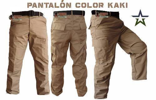 Pantalón Táctico Cargo Trabajo Hombre Caqui