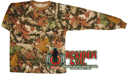 Playera Camuflajeada Manga Larga