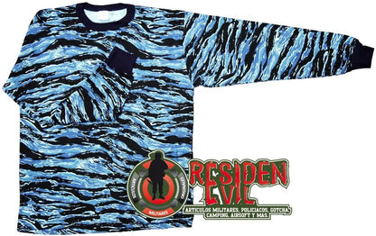 Playera Camuflajeada Manga Larga