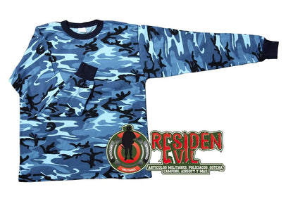 Playera Camuflajeada Manga Larga