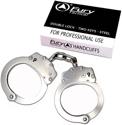 Esposas Policiales Marca Fury Nickeladas