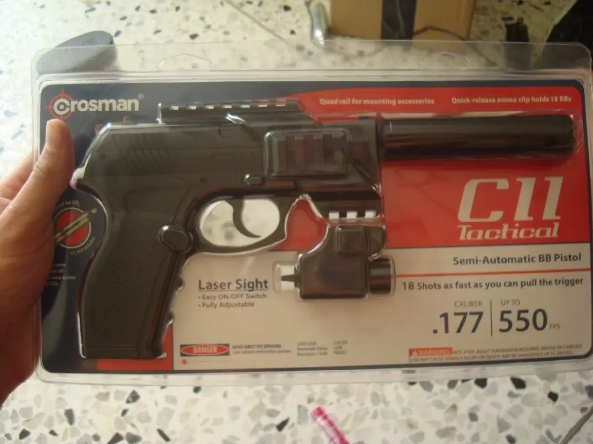 PISTOLA DE CO2 CROSMAN TACTICAL C11 