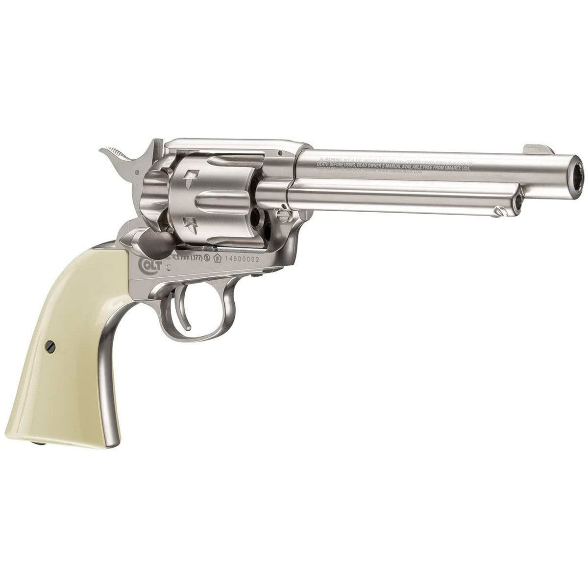 Revolver Colt Peacemarker Alta Potencia Realista Metalica