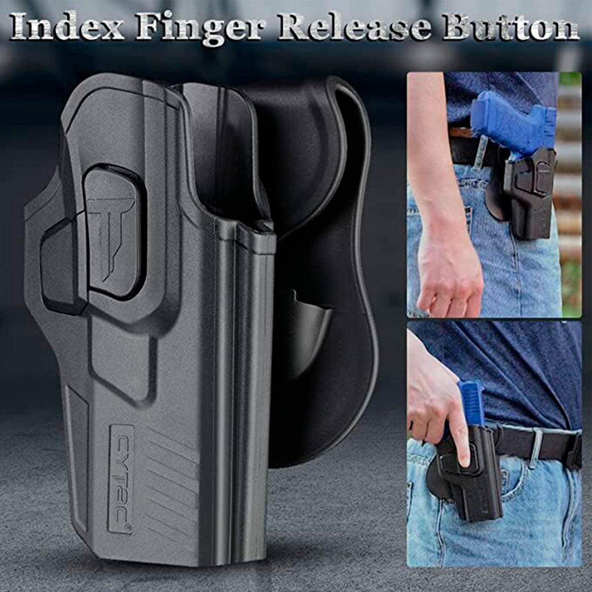 Funda Táctica Holster Para Glock 19/23/32 Marca Cytac  Ilustrativo