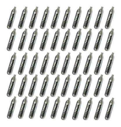 Pack 50 Tanques Co2 Cartuchos de 12gr Capsula Domain