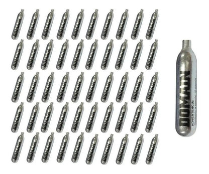 Pack 50 Tanques Co2 Cartuchos de 12gr Capsula Domain
