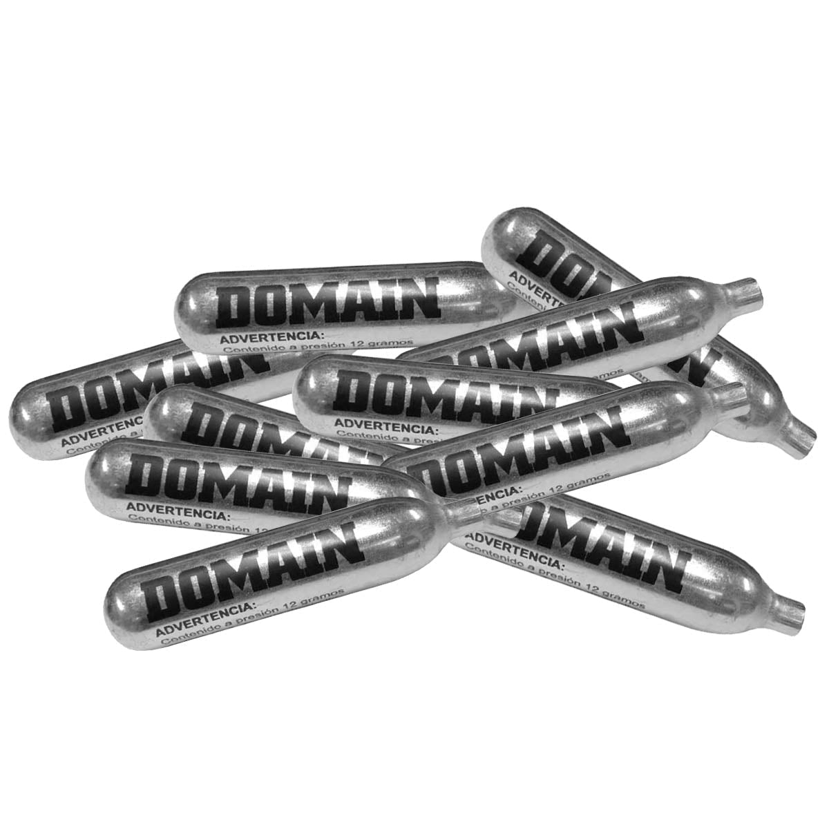 Pack 50 Tanques Co2 Cartuchos de 12gr Capsula Domain