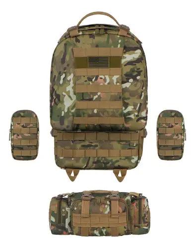 Mochila Táctica Impermeable 4 En 1 Molle Eastwest Rtc505