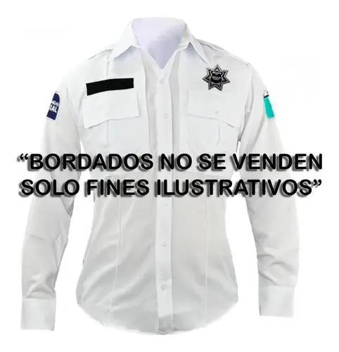 Camisa Tactica Uniforme Policia Cierre Simulado Manga Larga