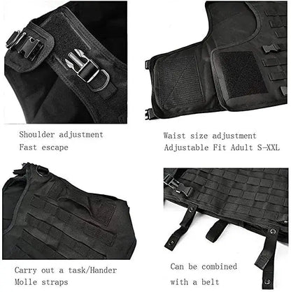 Chaleco Tactico Militar Sistema Molle Uso Rudo Anfibio