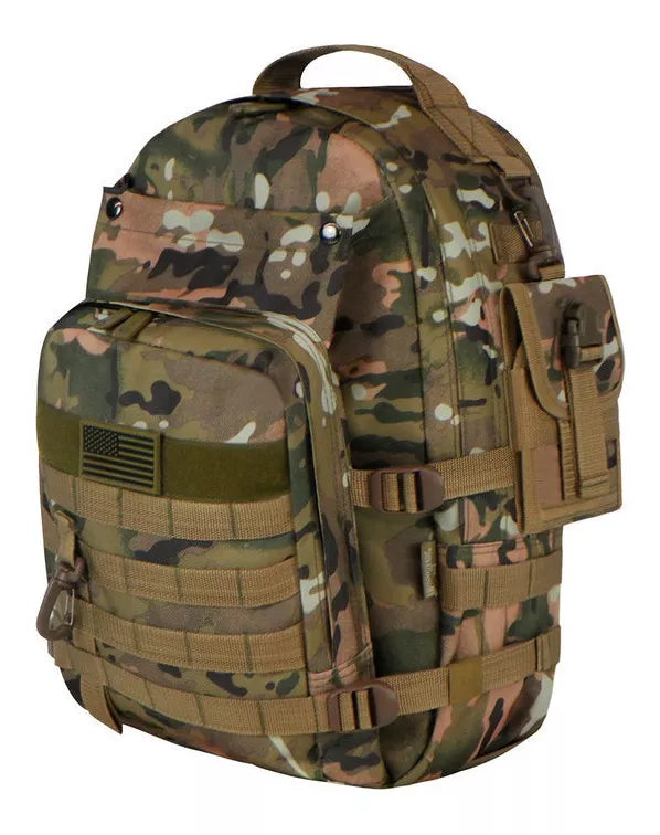 Mochila Militar Molle Camping Eastwest Multicam Rtc535 Residen Evil Militaria