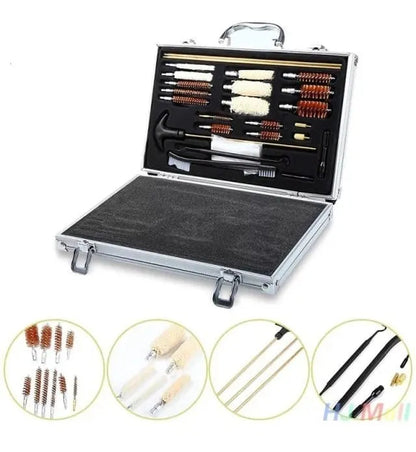 Kits De Limpieza De Armas Pistolas Rifle Universal Escopeta Maletín Bullet