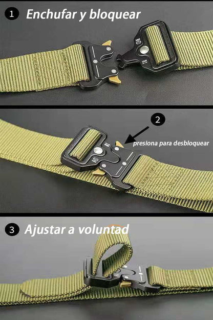 Cinturón Táctico Exterior Hebilla Metal SWAT Residen Evil Militaría