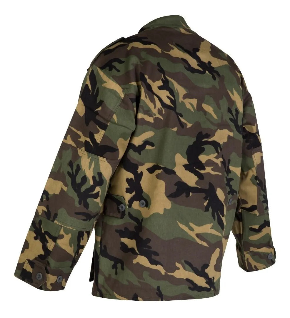 Camisola Cazadora Táctico Camuflaje Uso Rudo Selva Woodland