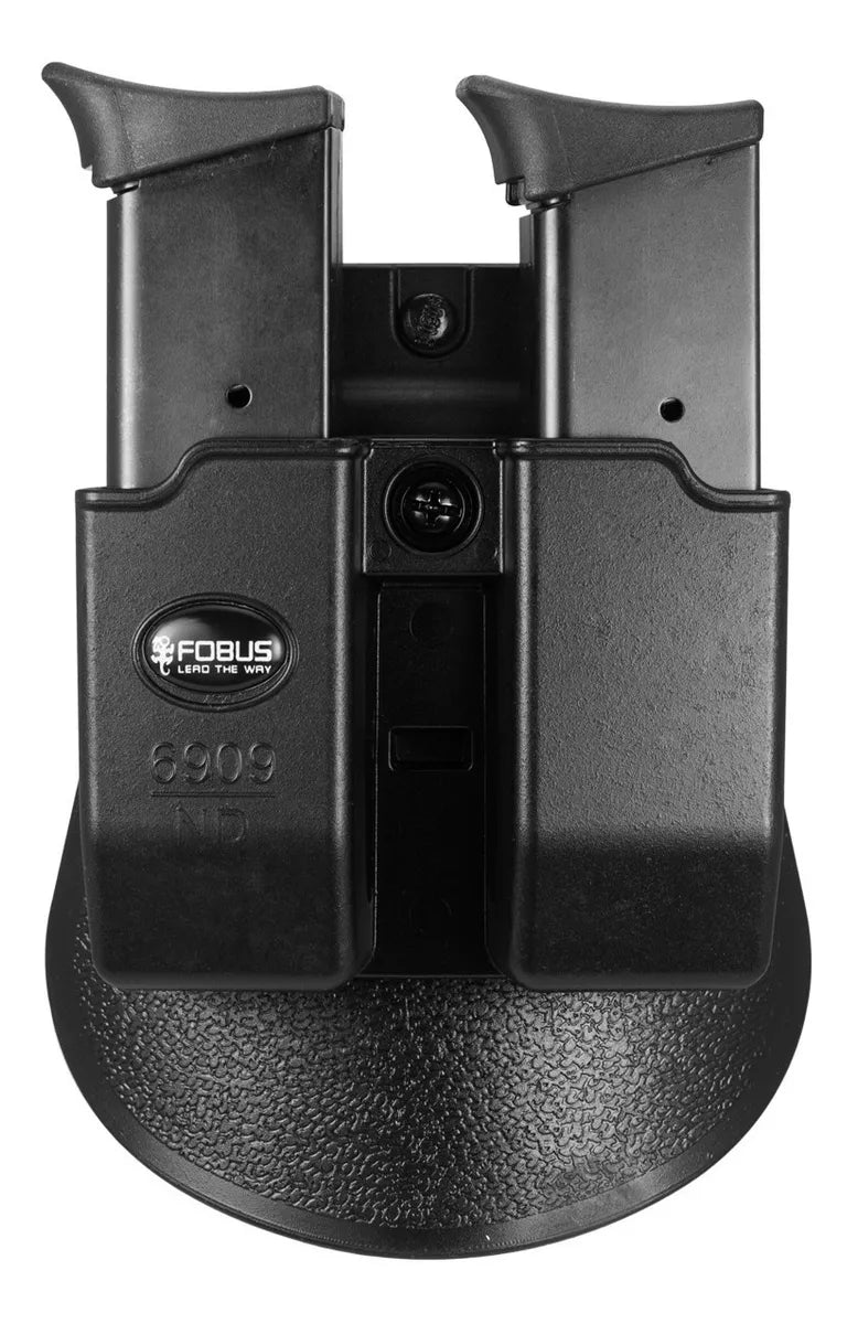 Porta cargador Beretta CZ P07 S&W M&P, Walther PPQ doble para cargadores de 9 mm Fobus