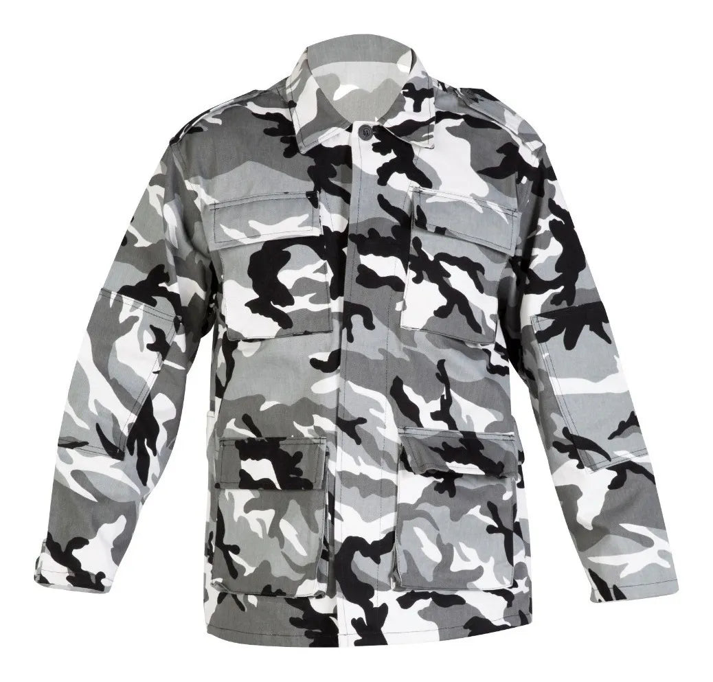 Camisola Cazadora Táctico Camuflaje Uso Rudo Nieve City