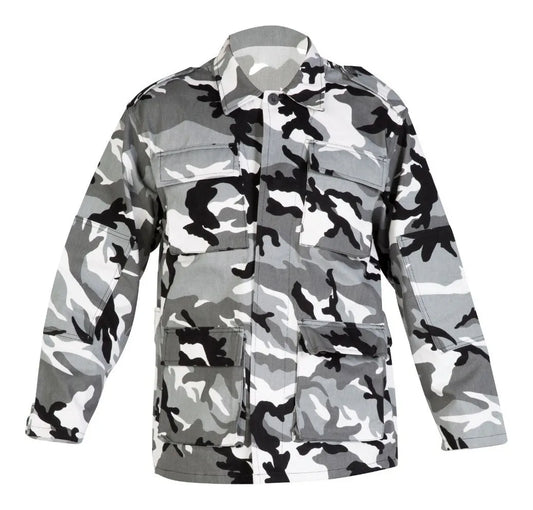 Camisola Cazadora Táctico Camuflaje Uso Rudo Nieve City