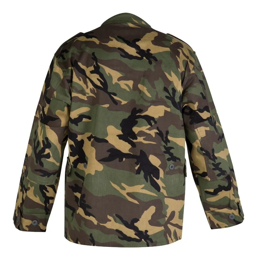 Camisola Cazadora Táctico Camuflaje Uso Rudo Selva Woodland