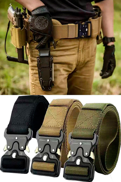 Cinturón Táctico Exterior Hebilla Metal SWAT Residen Evil Militaría