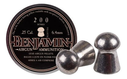 Diabolos Benjamin 6.35mm Calibre .25 27 .8gr 200 Piezas Pellets Caza Benjamin