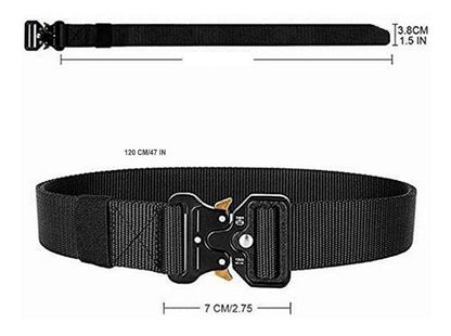 Cinturón Táctico Exterior Hebilla Metal SWAT Residen Evil Militaría