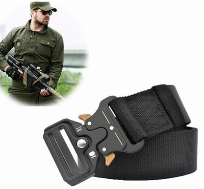 Cinturón Táctico Exterior Hebilla Metal SWAT Residen Evil Militaría