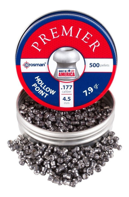 Municion Hollow Point calibre .177 (4.5mm) Crosman 500 Piezas Crosman