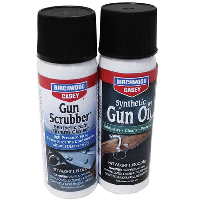 Kit Limpiador Gun Scrubber & Aceite Sintetico 1.25oz (35gr) BIRCHWOOD CASEY