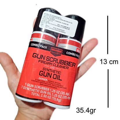 Kit Limpiador Gun Scrubber & Aceite Sintetico 1.25oz (35gr) BIRCHWOOD CASEY