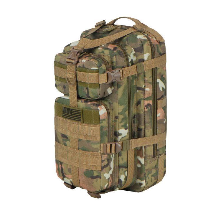 Mochila De Asalto Militar Sistema Molle Parche Gratis