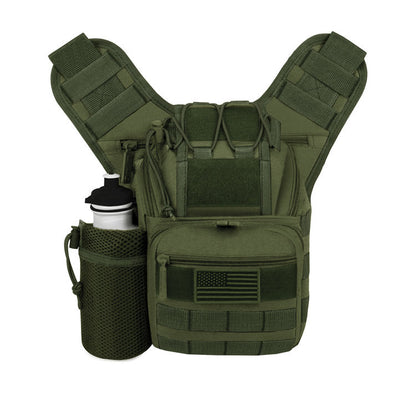 Mochila Militar Tactica Pechera Riñonera East West Sistema Molle Parche Gratis East West Bags