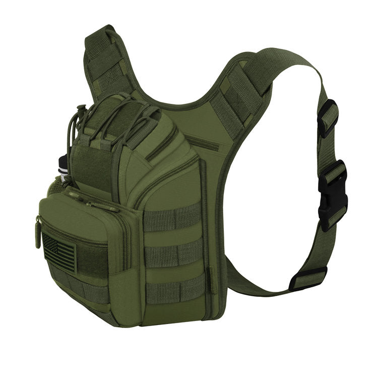 Mochila Militar Tactica Pechera Riñonera East West Sistema Molle Parche Gratis East West Bags