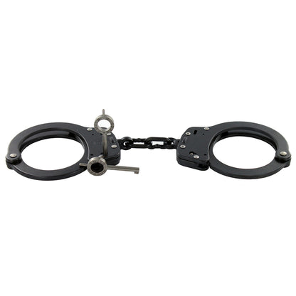 Esposas S&W Modelo 100 con Par Llaves Pavonadas en Negro